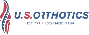 US Orthotics logo in red and blue